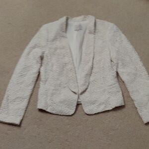 LOFT Cream Lace Women's Blazer